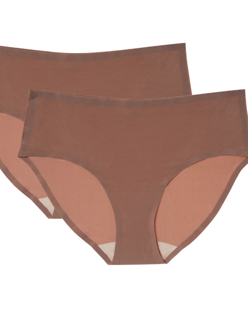 Front of a size M/L No Brainer Panty 2-Pack Bundle in Toffee by Uwila Warrior. | dia_product_style_image_id:242323